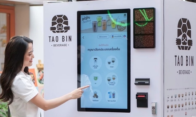 Trung Quốc và Đông Nam Á tiến tới dùng máy bán hàng không dùng tiền mặt