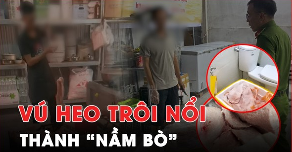 Phát hiện kinh hoàng  Công nghệ biến vú heo trôi nổi thành nầm bò độc đáo - Cảnh báo nguy cơ sức khỏe trong món ăn giả danh đặc sản