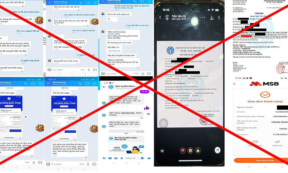 Cảnh báo lừa đảo làm dịch vụ bảo hiểm xã hội