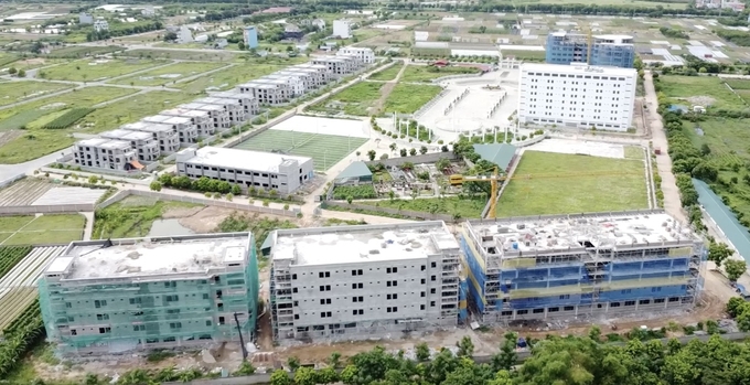 Trường Đại học Tài chính Ngân hàng xây dựng nhiều hạng mục không phép tại huyện Mê Linh