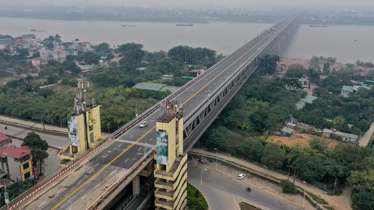 Cấm ô tô qua cầu Thăng Long trong 3 đêm để thử tải