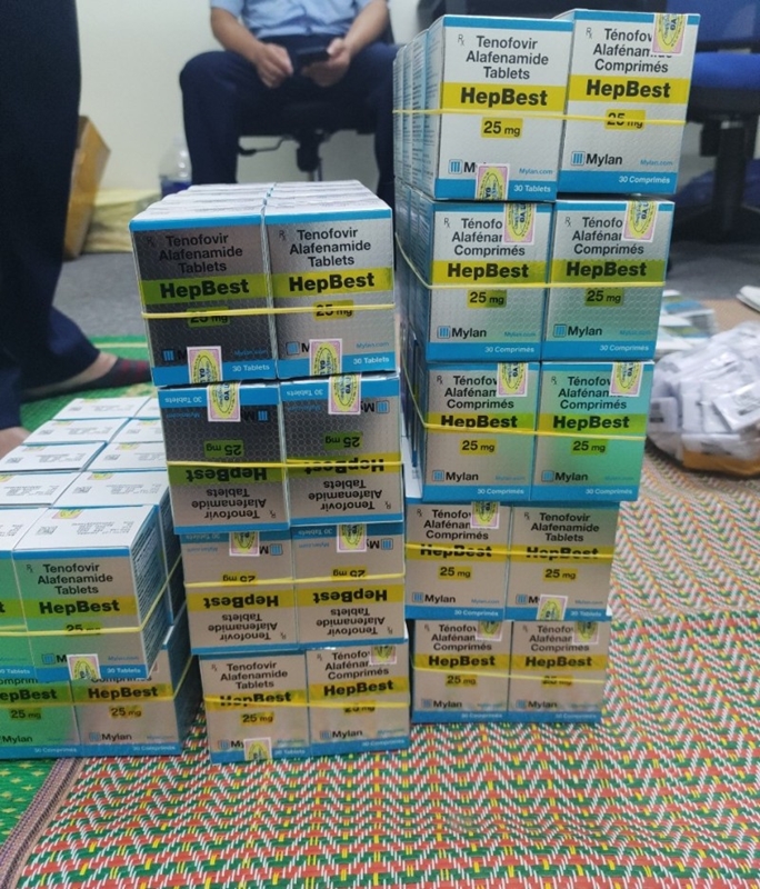 Hà Nội Phát hiện thuốc tân dược mang nhãn hiệu HepBest 25mg giả mạo