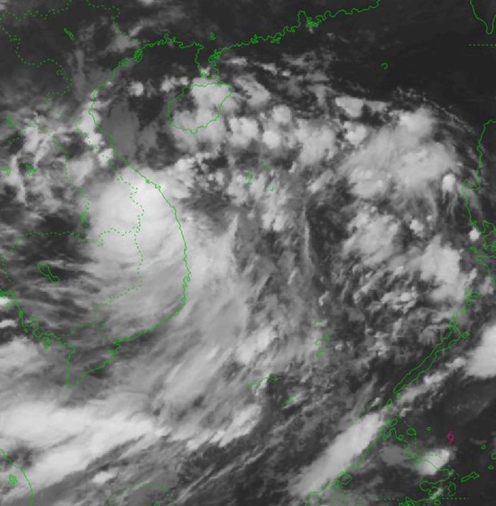 Áp thấp nhiệt đới di chuyển hướng Tây Tây Bắc, gió giật đến cấp 9