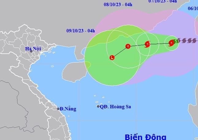 Thông tin mới nhất về cơn bão số 4