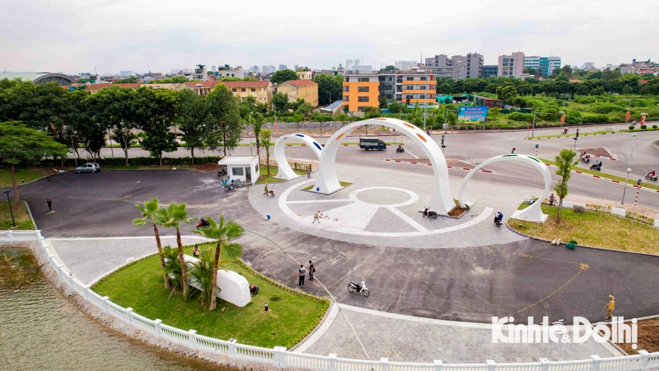 Công viên Long Biên quận Long Biên, TP Hà Nội chuẩn bị được khánh thành