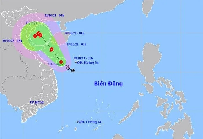 Áp thấp nhiệt đới trên Biển Đông có thể mạnh thành bão, hướng vào vịnh Bắc Bộ