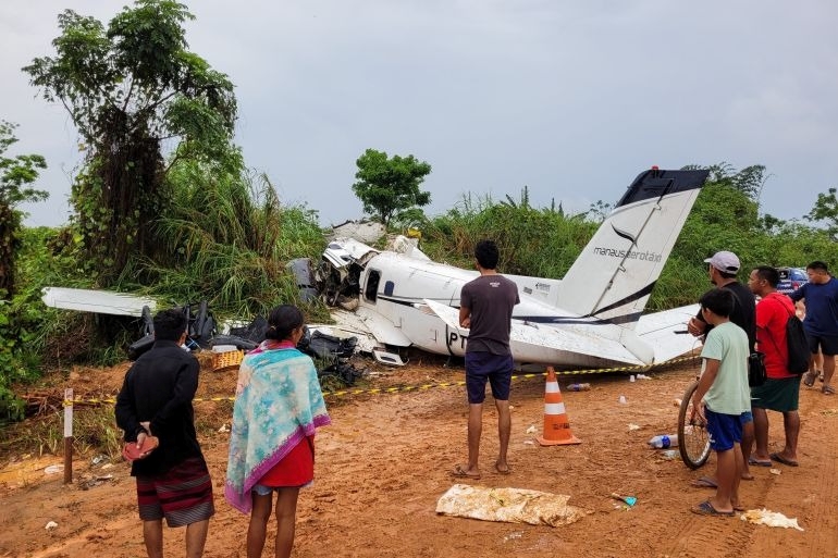 Rơi máy bay ở Brazil, không một ai sống sót