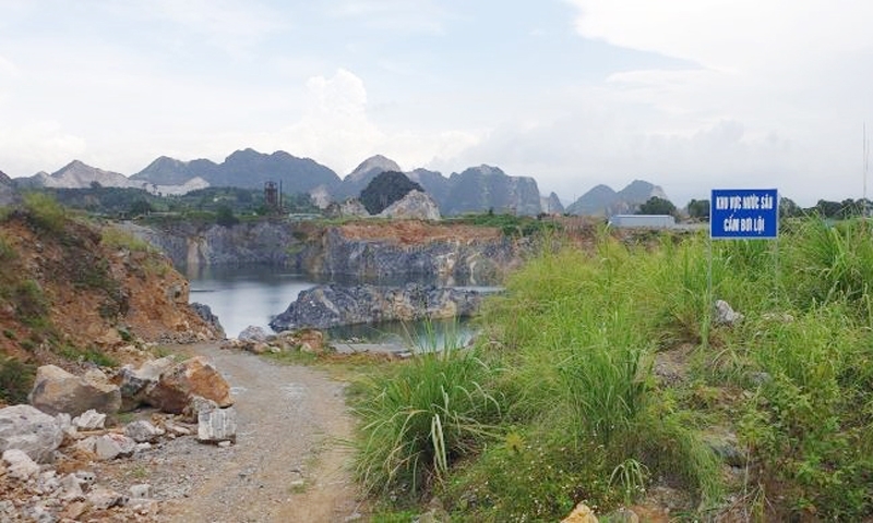 Hải Phòng Người dân bất an vì mỏ đá Tân Hoàng An chưa hoàn nguyên