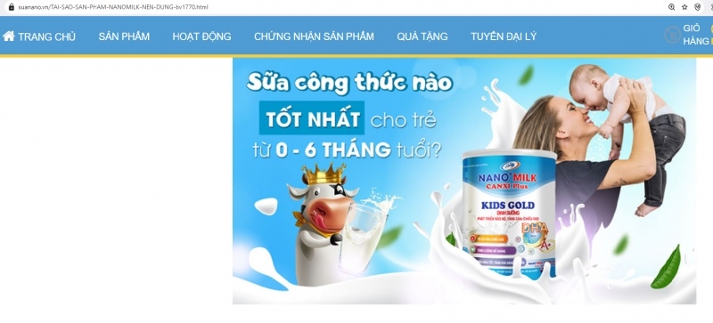 Vụ “hãng sữa ma” Nanomilk Đơn vị sản xuất thừa nhận thiếu sót