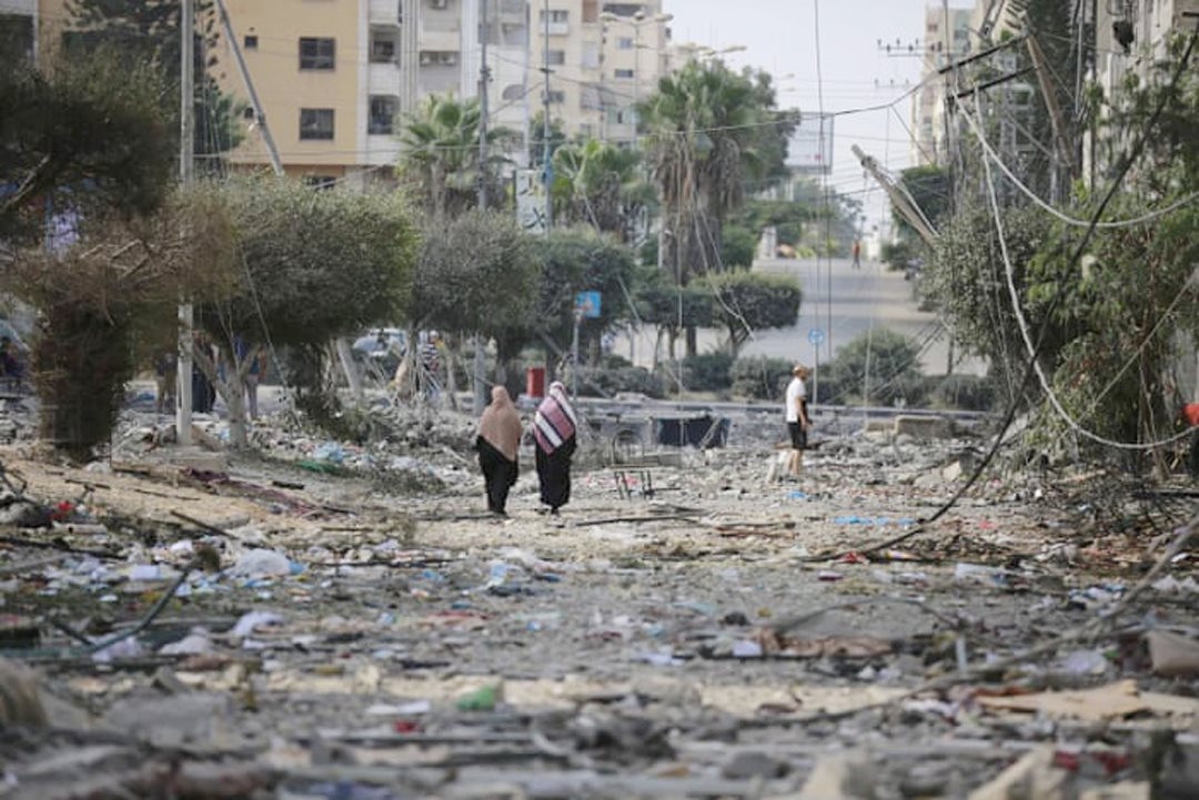 Dải Gaza hoang tàn như vùng đất trên Mặt Trăng