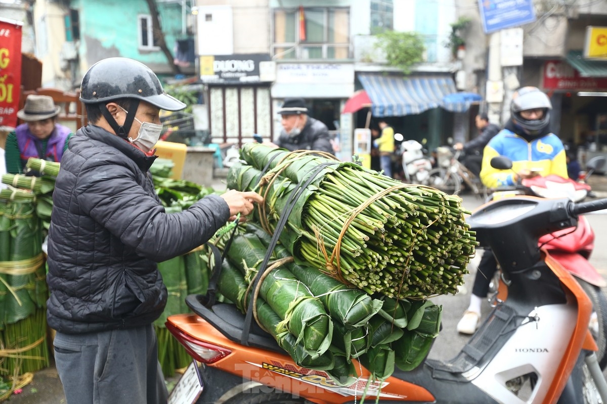 Chợ lá dong lâu đời nhất Hà Nội Ngày bán hàng vạn lá, thu về hàng chục triệu