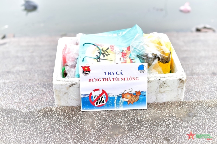 “Thả cá, đừng thả nilon”