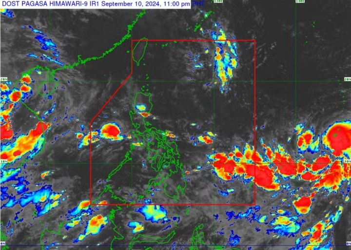 Áp thấp nhiệt đới ở biển Philippines mạnh lên thành bão Bebinca