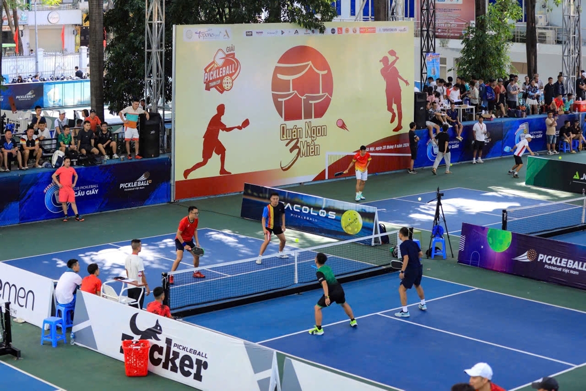 Giải Pickleball Cúp Quán Ngon Ba Miền tổ chức thành công tốt đẹp