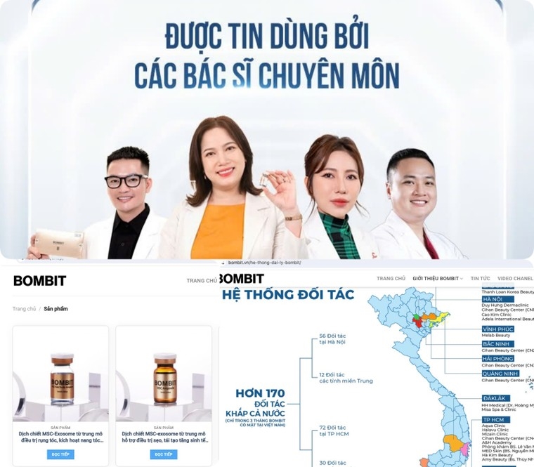 BOMBIT EHL BIO Việt Nam “Lừa đảo” mỹ phẩm tế bào gốc để trục lợi