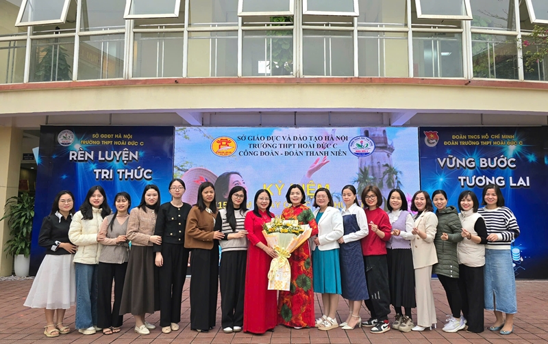 Trường THPT Hoài Đức C kỷ niệm 115 năm ngày Quốc tế Phụ nữ 08 3