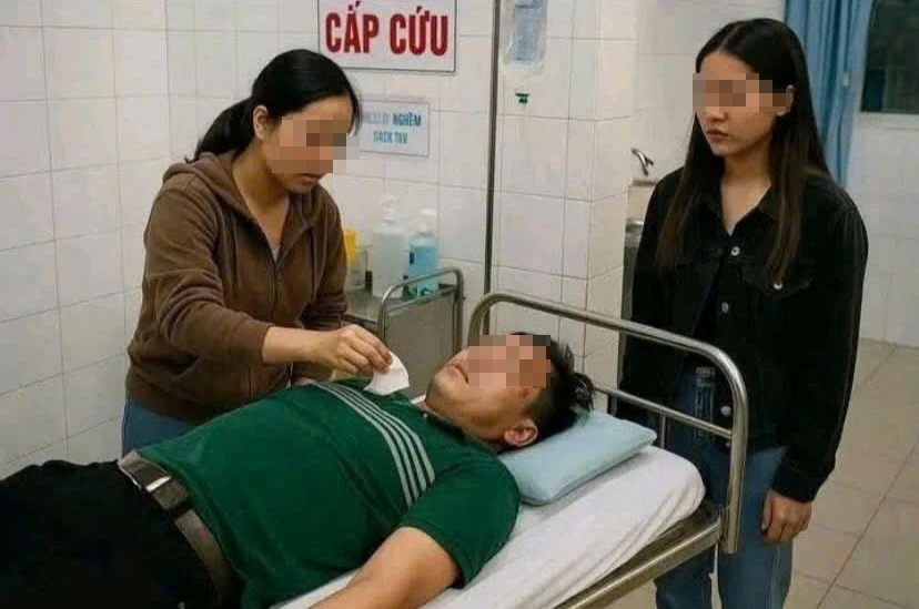 Làm rõ thông tin Anh trai bị tai nạn, bồ và vợ cùng tới chăm sóc