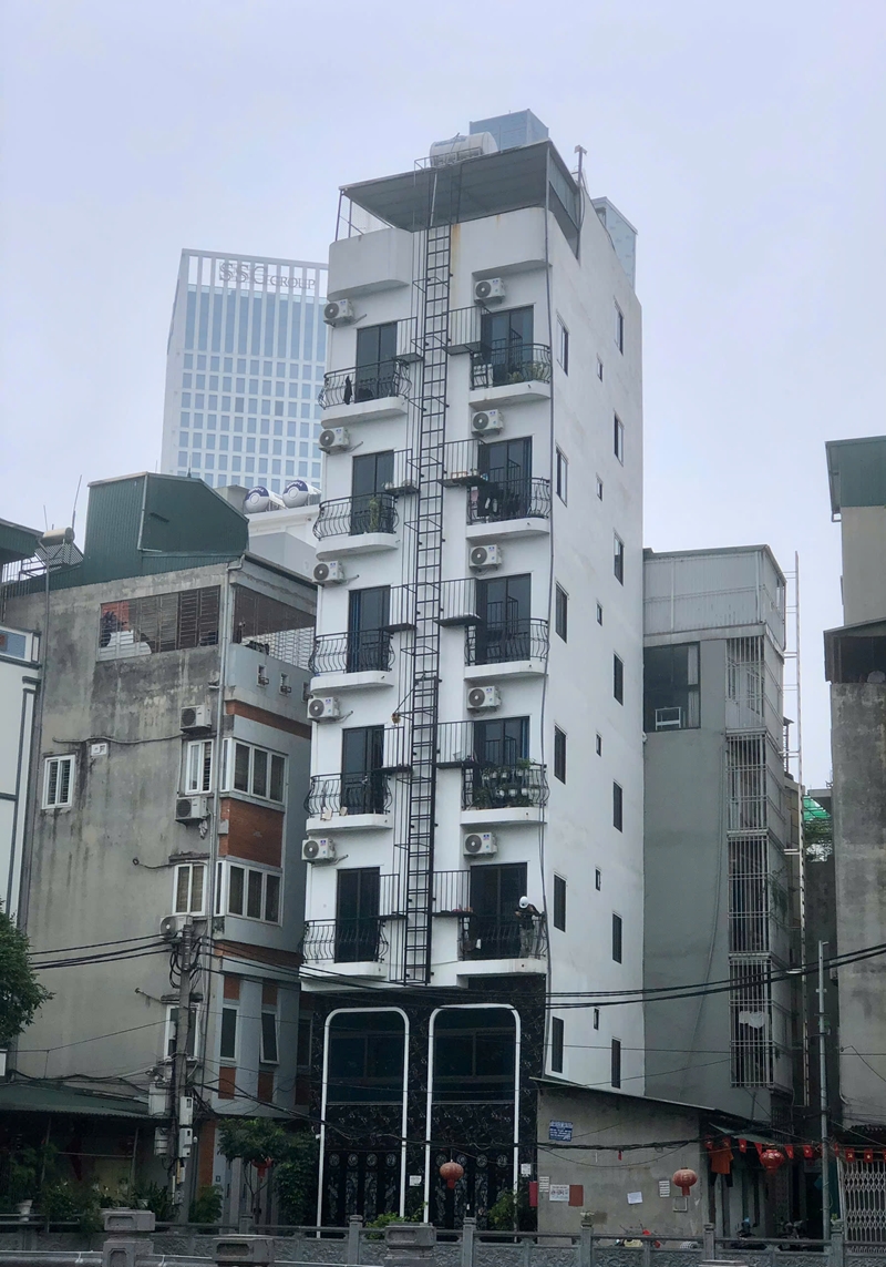 Phường Phú Đô Nam Từ Liêm - Hà Nội  Công trình “khủng” có dấu hiệu xây dựng sai phép, chính quyền không hay biết