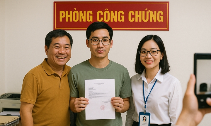 Từ 1 7, người dân đi công chứng phải chụp ảnh cùng công chứng viên