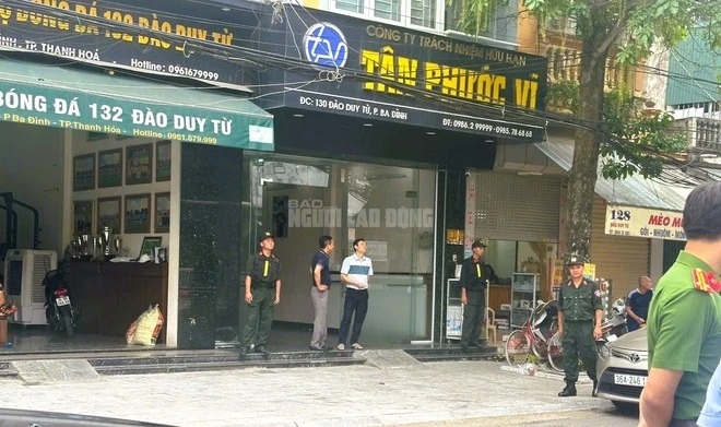 Khám xét nhà trùm giang hồ Vi ngộ ở Thanh Hóa