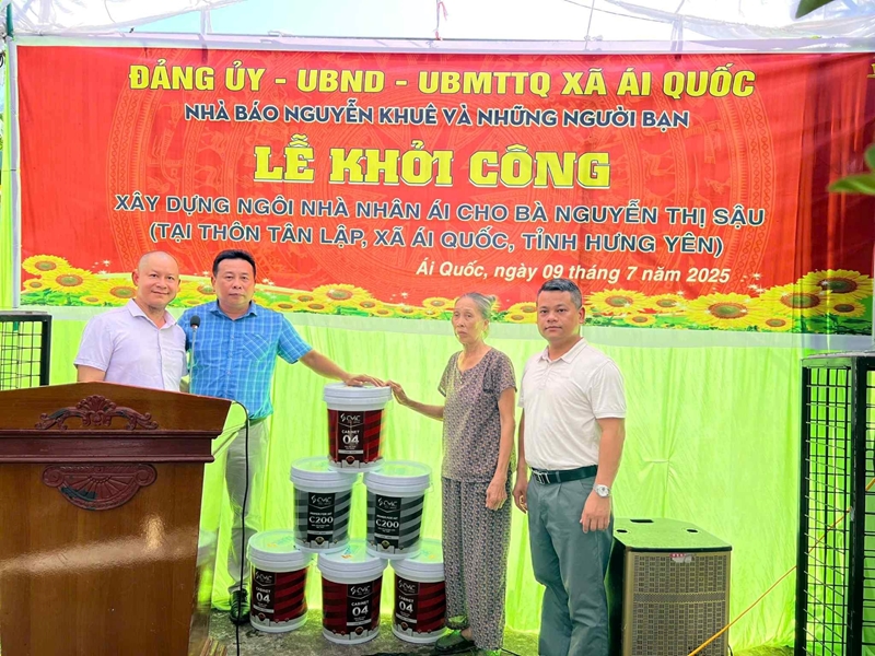 Chung tay xây dựng Ngôi nhà nhân ái tại Hưng Yên