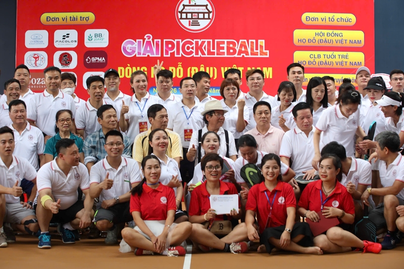 Lễ bế mạc Giải Pickleball dòng họ Đỗ Đậu Việt Nam lần thứ I – 2025 Dấu ấn khởi đầu đáng nhớ