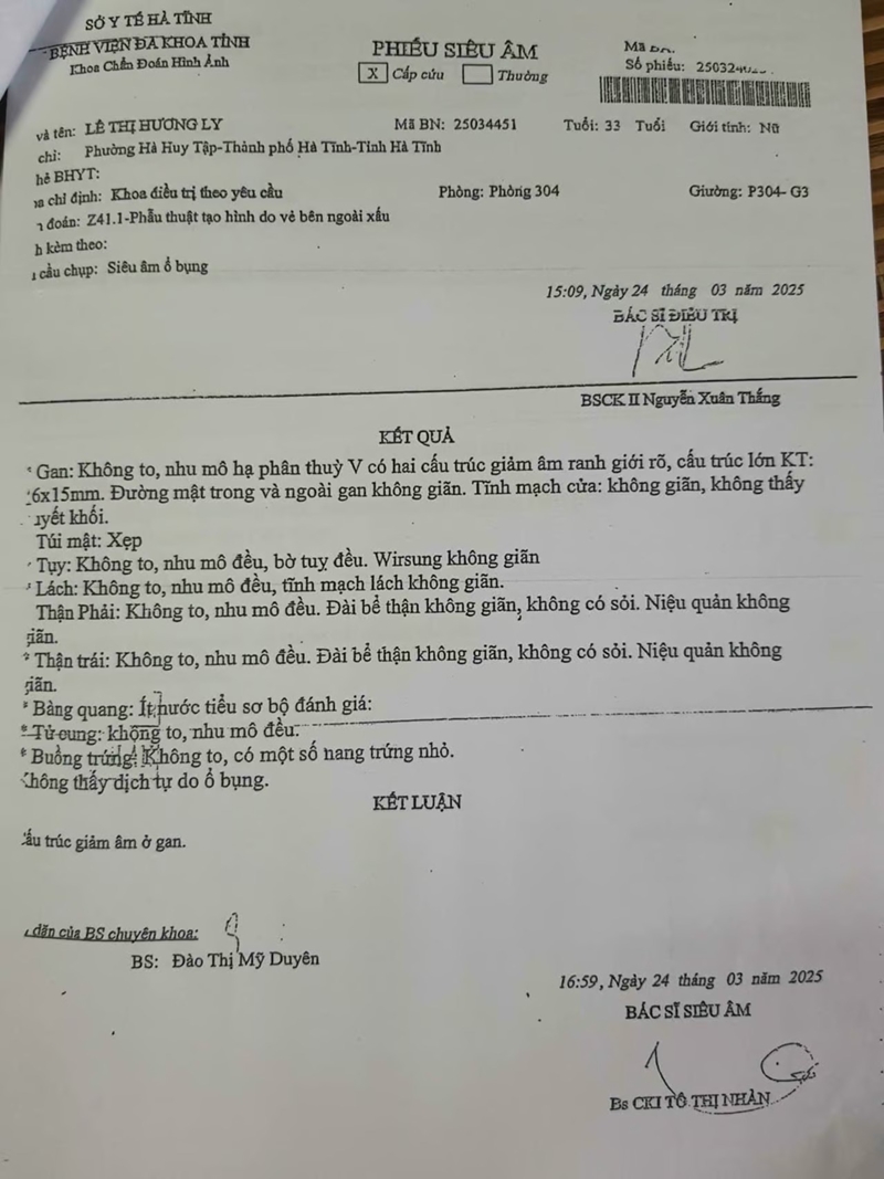 Tiếp vụ ‘phát hiện có thai, ung thư sau phẫu thuật thẩm mỹ’ Gia đình bệnh nhân bác thông tin ‘đòi 1 tỷ’