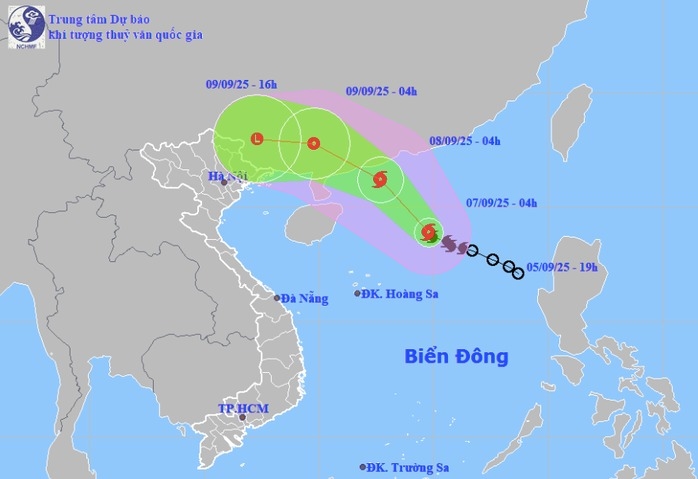 Bão số 7 giật lên cấp 11, dự báo tiếp tục mạnh thêm