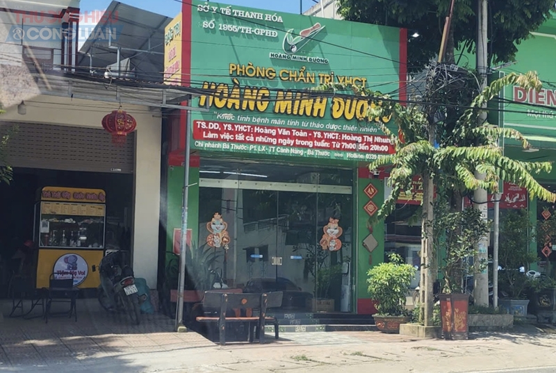 Thanh Hóa Phát hiện loạt sai phạm, Phòng chuẩn trị YHCT Hoàng Minh Đường bị xử phạt