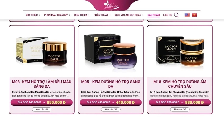 Động thái mới nhất của Thẩm mỹ viện Mailisa khi các sản phẩm bị kiểm tra