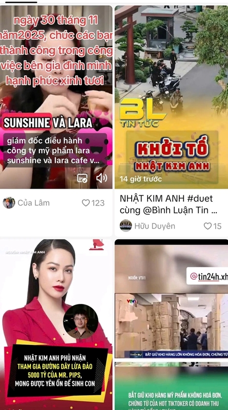 Facebook tick xanh Nhật Kim Anh đáp trả cộng đồng mạng