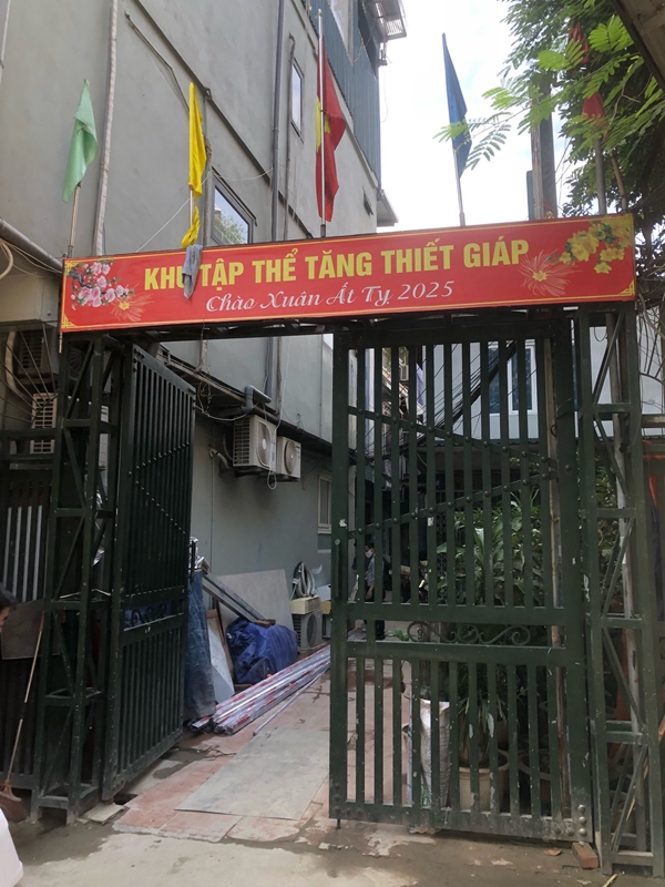 Phường Nghĩa Đô Hà Nội  Cần kiểm tra, làm rõ hoạt động cải tạo, xây dựng tại khu tập thể Tăng Thiết Giáp