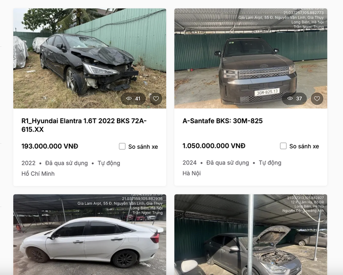 Ngân hàng thu giữ loạt xe ô tô điện của Mai Linh Lào Cai