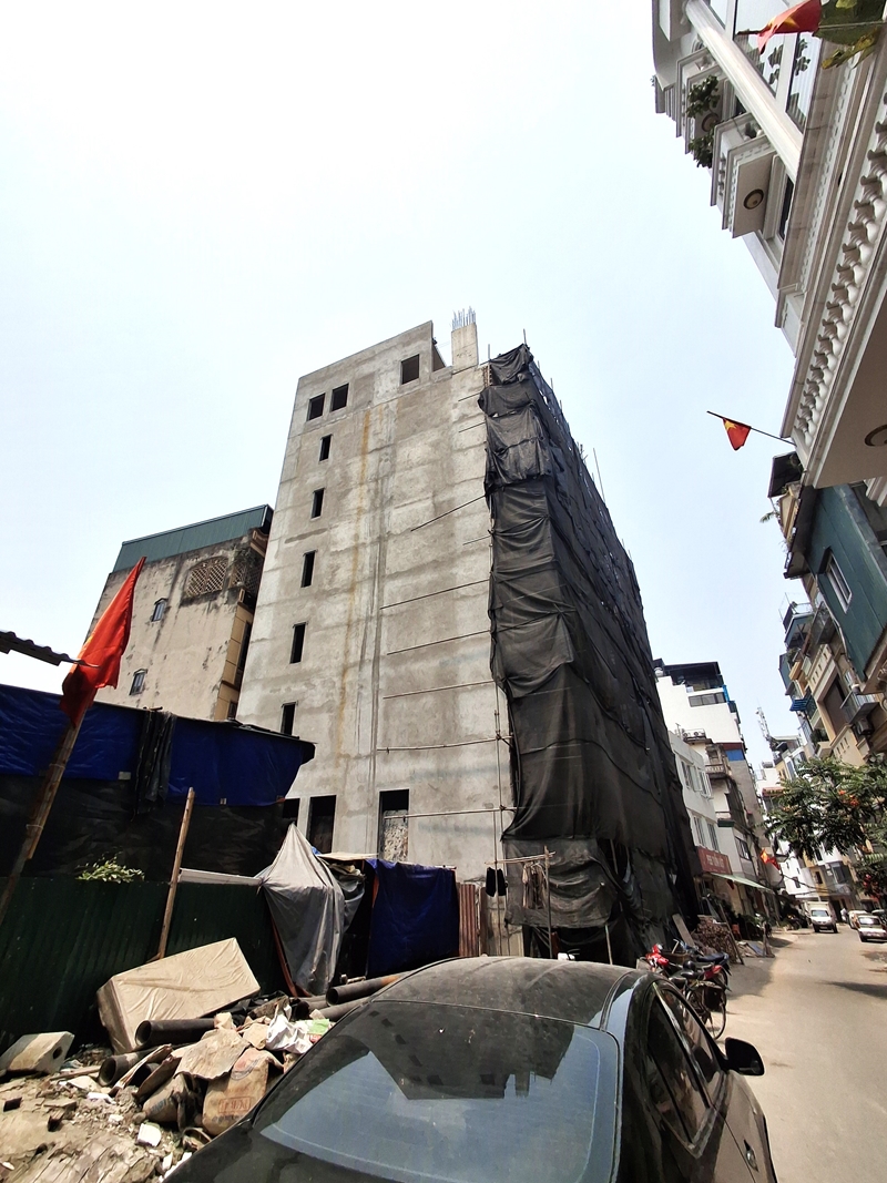 Tây Hồ Hà Nội  Cần tăng cường kiểm tra, giám sát trật tự xây dựng tại khu vực đường Thụy Khuê – Lạc Long Quân