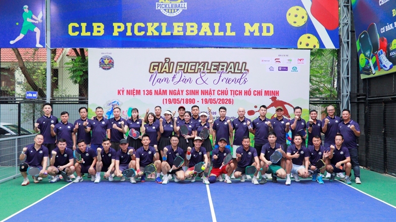 Sôi động Giải Pickleball Ngôi Sao Nam Đàn  Friends