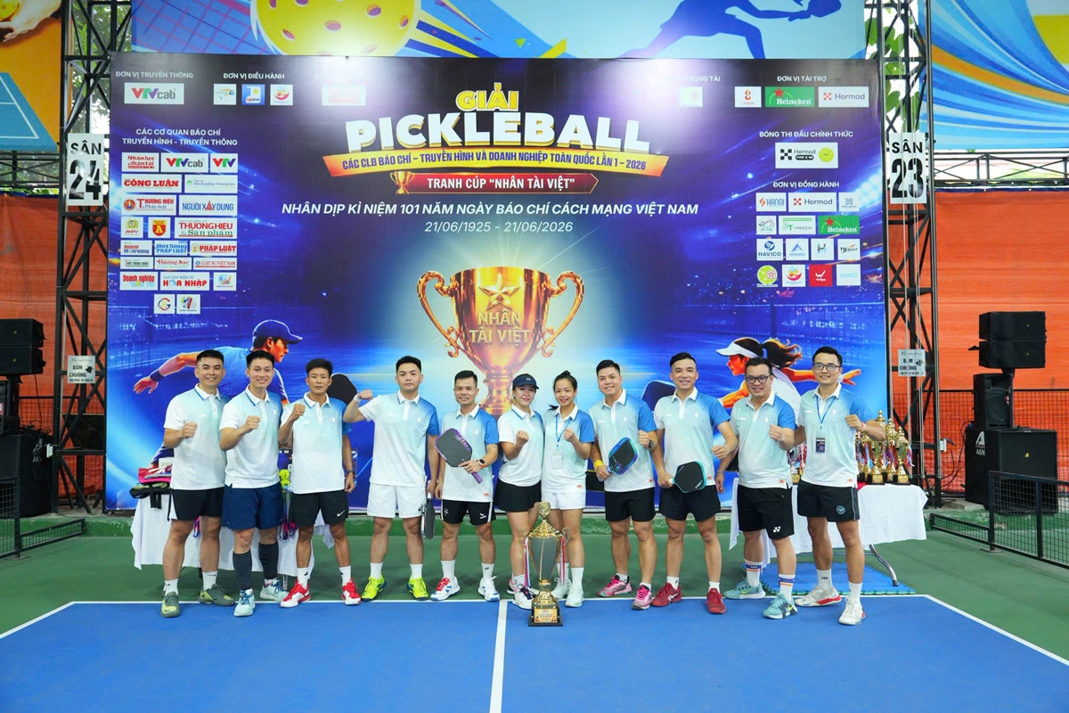 Lan tỏa tinh thần thể thao, Ngô Quốc Huỳnh Sports đồng hành cùng hơn 300 VĐV tại giải Pickleball toàn quốc 2026
