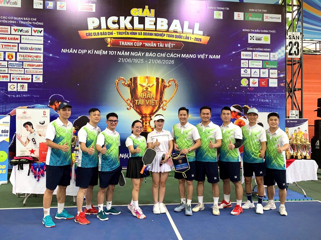 Hermod góp phần tạo nên thành công của Giải Pickleball các CLB Báo chí, Truyền hình và Doanh nghiệp toàn quốc lần thứ I – 2026